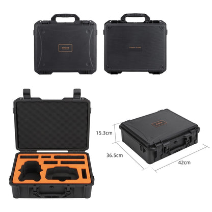 For DJI Air 3S / 3 Sunnylife Safety Carrying Case Large Capacity Waterproof Shock-proof Hard Travel Case (Black) - Carry Cases & Bags by Sunnylife | Online Shopping UK | buy2fix