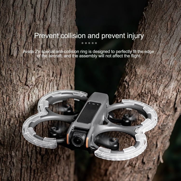 For DJI Avata 2 STARTRC Central Control TPU Protective Guard Anti-collision Ring Cover (Transparent) - Other by STARTRC | Online Shopping UK | buy2fix