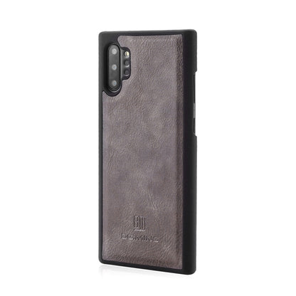 DG.MING Crazy Horse Texture Flip Detachable Magnetic Leather Case with Holder & Card Slots & Wallet for Galaxy Note 10+(Grey) - Galaxy Phone Cases by DG.MING | Online Shopping UK | buy2fix