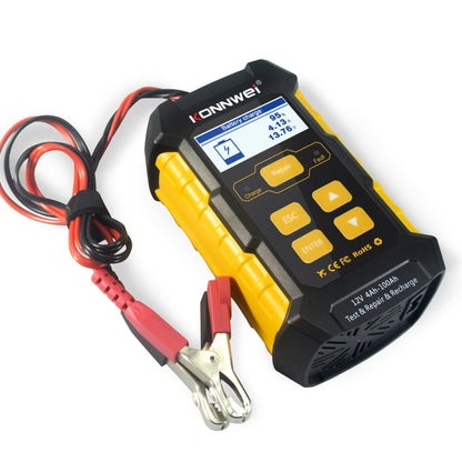 KONNWEI KW510 3 in 1 Car Battery Tester / Charger / Repairer, Support 8 Languages (EU Plug) - Code Readers & Scan Tools by KONNWEI | Online Shopping UK | buy2fix