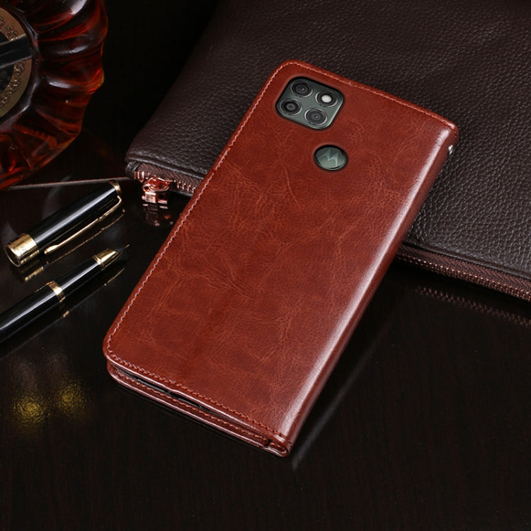 For Lenovo K12 Pro idewei Crazy Horse Texture Horizontal Flip Leather Case with Holder & Card Slots & Wallet(Brown) - Lenovo by idewei | Online Shopping UK | buy2fix