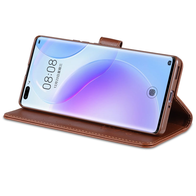 For Huawei nova 8 5G AZNS Sheepskin Texture Horizontal Flip Leather Case with Holder & Card Slots & Wallet(Black) - Huawei Cases by AZNS | Online Shopping UK | buy2fix