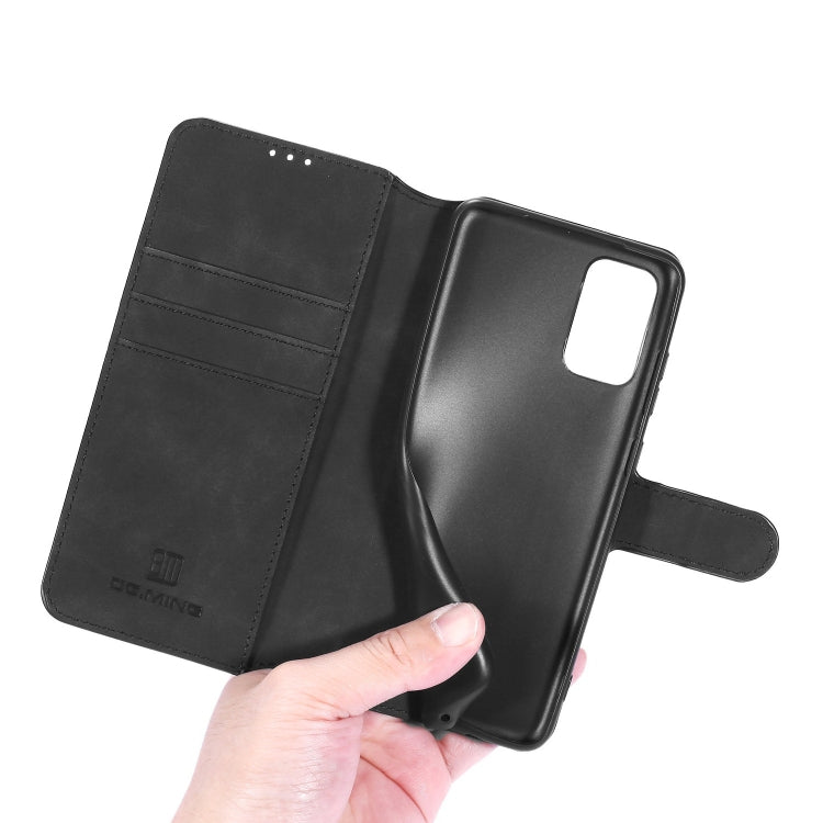 For Xiaomi Redmi Note 9 4G DG.MING Retro Oil Side Horizontal Flip Leather Case with Holder & Card Slots & Wallet(Black) - Xiaomi Cases by DG.MING | Online Shopping UK | buy2fix