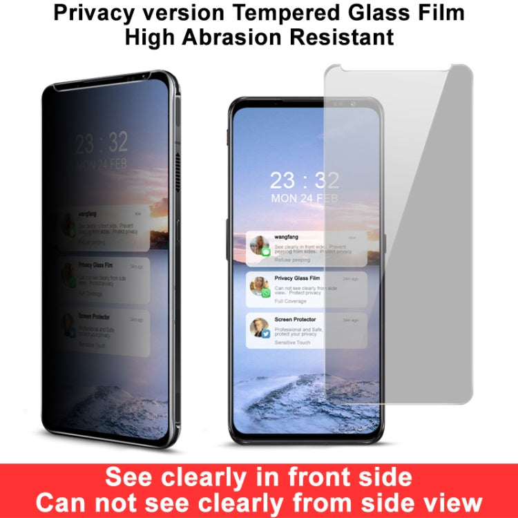 For ZTE Nubia Red Magic 6 / 6 Pro IMAK HD Anti-spy Tempered Glass Protective Film - ZTE Tempered Glass by imak | Online Shopping UK | buy2fix