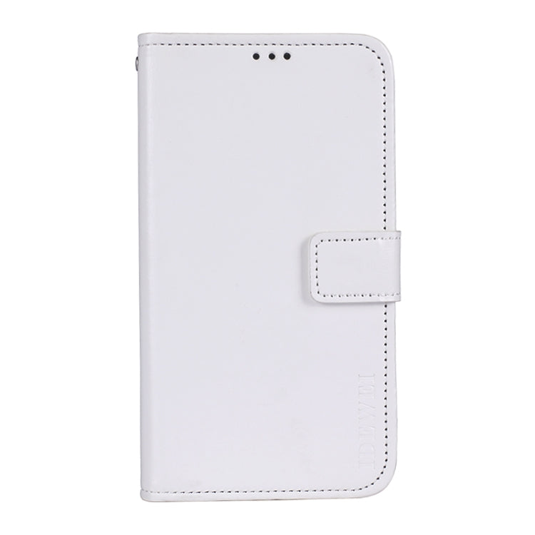 For Oukitel C23 Pro idewei Crazy Horse Texture Horizontal Flip Leather Case with Holder & Card Slots & Wallet(White) - More Brand by idewei | Online Shopping UK | buy2fix