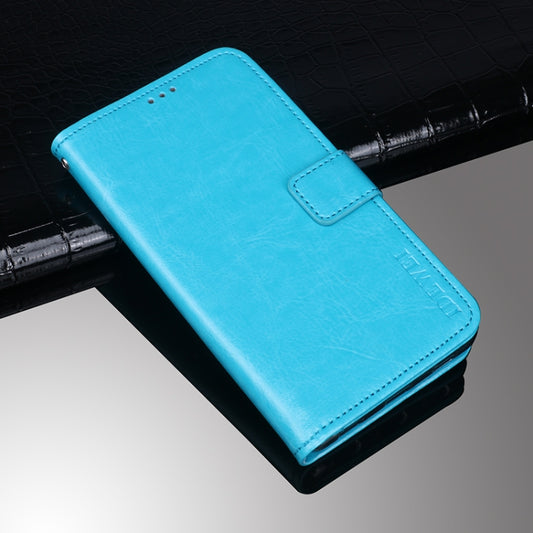 For TCL 20 Pro 5G idewei Crazy Horse Texture Horizontal Flip Leather Case with Holder & Card Slots & Wallet(Sky Blue) - More Brand by idewei | Online Shopping UK | buy2fix