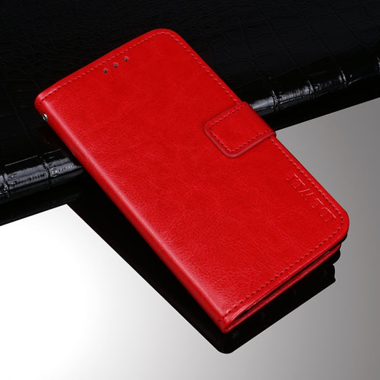 For Lenovo K13 idewei Crazy Horse Texture Horizontal Flip Leather Case with Holder & Card Slots & Wallet(Red) - Lenovo by idewei | Online Shopping UK | buy2fix