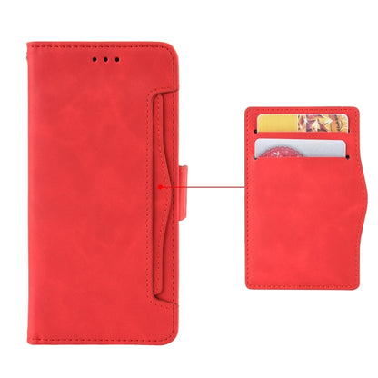 For Doogee X96 Pro Skin Feel Calf Pattern Horizontal Flip Leather Case with Holder & Card Slots & Photo Frame(Red) - More Brand by buy2fix | Online Shopping UK | buy2fix