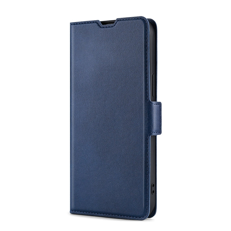 For Doogee X96 Pro Ultra-thin Voltage Side Buckle PU + TPU Horizontal Flip Leather Case with Holder & Card Slot(Blue) - More Brand by buy2fix | Online Shopping UK | buy2fix