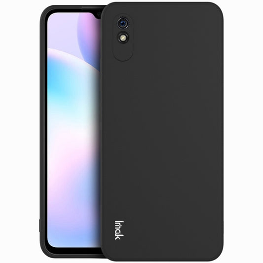 For Xiaomi Redmi 9A IMAK UC-4 Series Straight Edge TPU Soft Protective Case(Black) - Xiaomi Cases by imak | Online Shopping UK | buy2fix