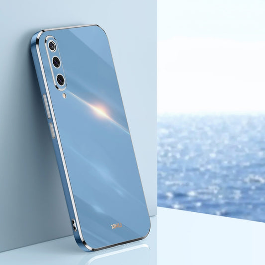 For Xiaomi Mi 9 XINLI Straight Edge 6D Electroplate TPU Phone Case(Celestial Blue) - Xiaomi Cases by XINLI | Online Shopping UK | buy2fix