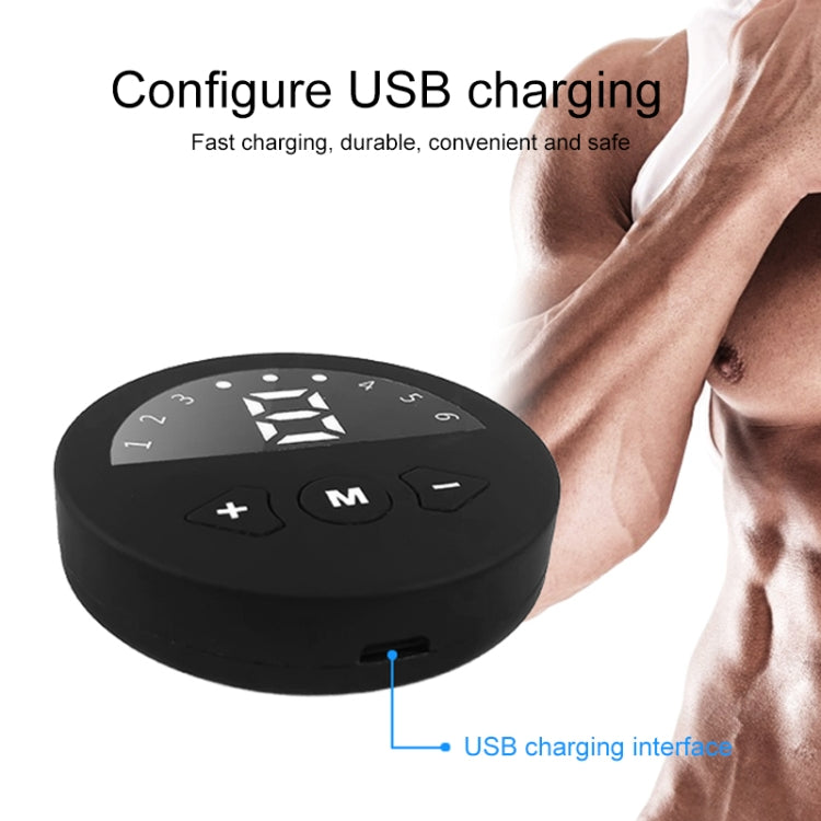 Q88Q USB Charging Abdominal Muscle Sticker Abdominal Muscle Trainer with LED Digital Display, Single Arm Muscle Sticker - Fitness Equipments by buy2fix | Online Shopping UK | buy2fix