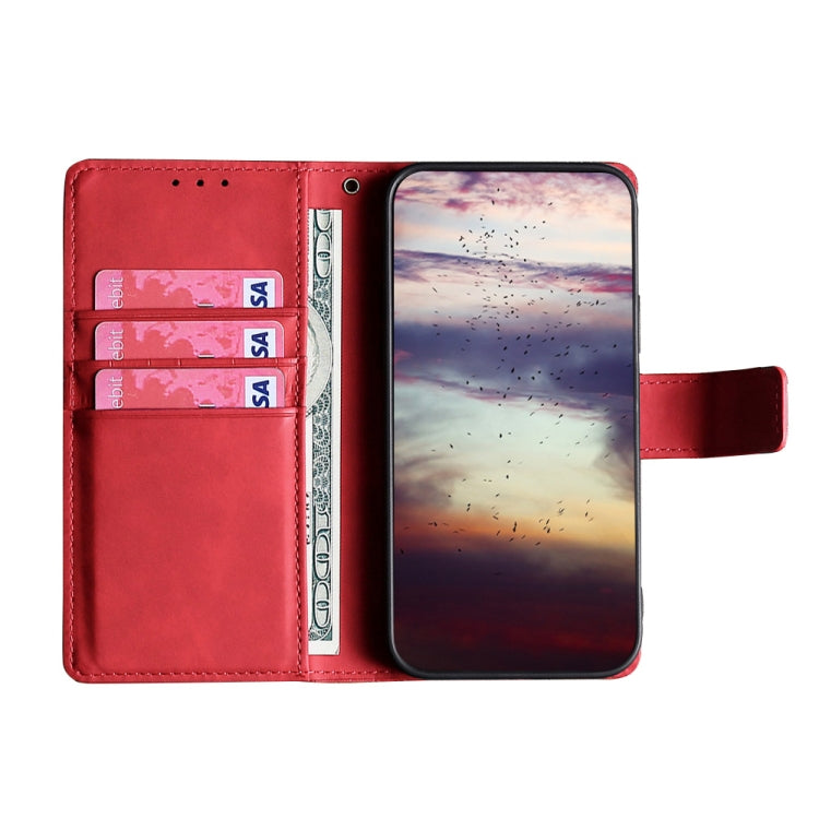 For OPPO A94 5G / F19 Pro+ / Reno5 Z Skin Feel Crocodile Texture Magnetic Clasp Horizontal Flip PU Leather Case with Holder & Card Slots & Wallet(Red) - OPPO Cases by buy2fix | Online Shopping UK | buy2fix