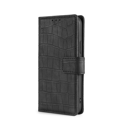 For Huawei Mate 20 Lite Skin Feel Crocodile Texture Magnetic Clasp Horizontal Flip PU Leather Case with Holder & Card Slots & Wallet(Black) - Huawei Cases by buy2fix | Online Shopping UK | buy2fix