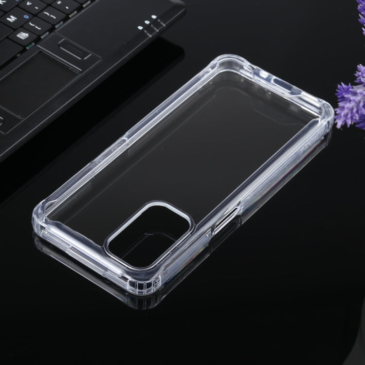 For OPPO A74 5G / A93 5G Four-corner Shockproof Transparent TPU + PC Protective Case - OPPO Cases by buy2fix | Online Shopping UK | buy2fix