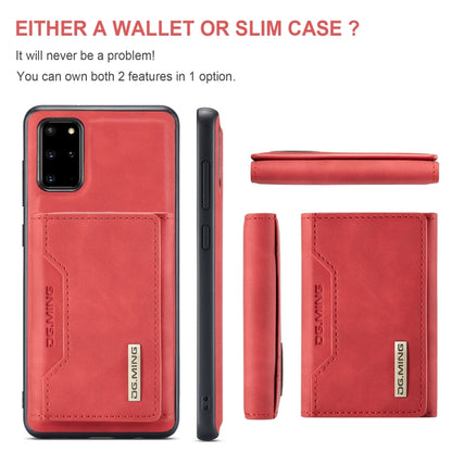 For Samsung Galaxy S20+ DG.MING M2 Series 3-Fold Multi Card Bag Back Cover Shockproof Case with Wallet & Holder Function(Red) - Galaxy Phone Cases by DG.MING | Online Shopping UK | buy2fix