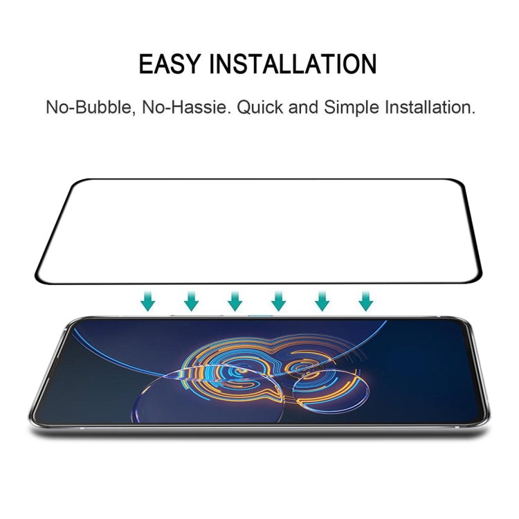 For Asus Zenfone 8 Flip Full Glue Full Cover Screen Protector Tempered Glass Film - ASUS Tempered Glass by buy2fix | Online Shopping UK | buy2fix