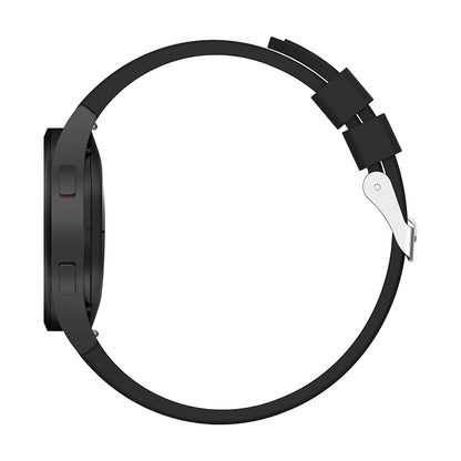 For Samsung Galaxy Watch4 Classic 46mm Silicone Watch Band(Black) - Watch Bands by buy2fix | Online Shopping UK | buy2fix