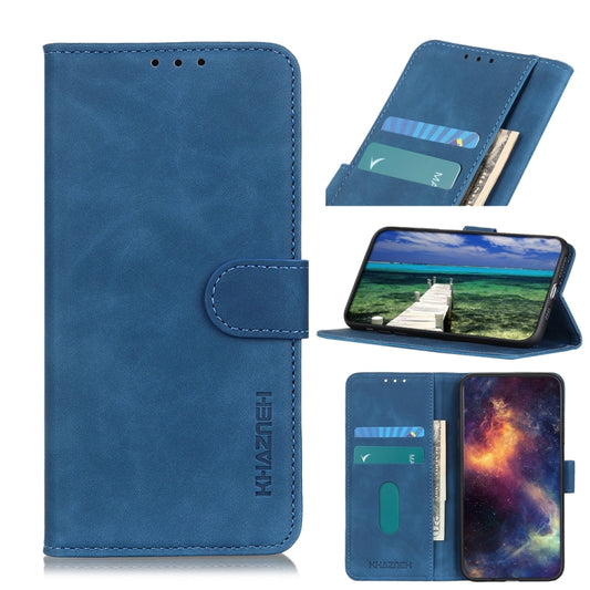 For Nokia XR20 5G KHAZNEH Retro Texture PU + TPU Horizontal Flip Leather Case with Holder & Card Slots & Wallet(Blue) - Nokia Cases by buy2fix | Online Shopping UK | buy2fix