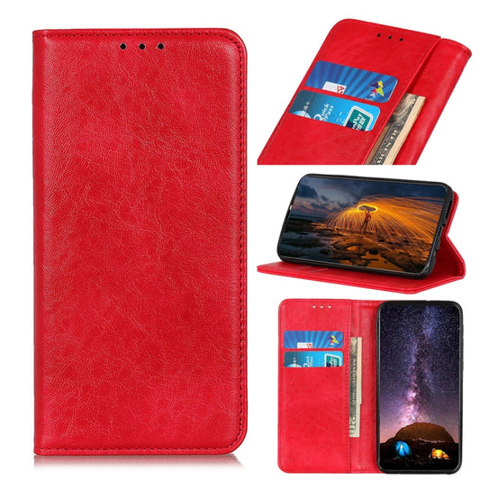 For Nokia XR20 5G Magnetic Crazy Horse Texture Horizontal Flip Leather Case with Holder & Card Slots & Wallet(Red) - Nokia Cases by buy2fix | Online Shopping UK | buy2fix