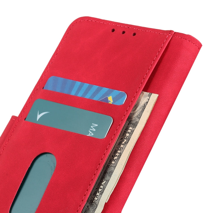 For Xiaomi Redmi 10 / Redmi Note 11 4G KHAZNEH Retro Texture PU + TPU Horizontal Flip Leather Case with Holder & Card Slots & Wallet(Red) - Xiaomi Cases by buy2fix | Online Shopping UK | buy2fix