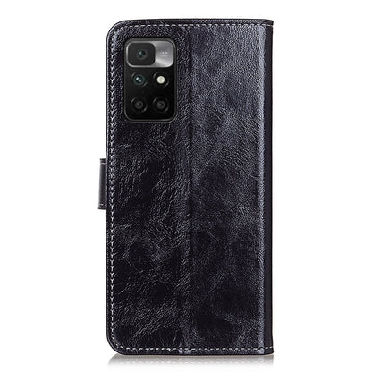 For Xiaomi Redmi 10 / Redmi Note 11 4G Retro Crazy Horse Texture Horizontal Flip Leather Case with Holder & Card Slots & Photo Frame & Wallet(Black) - Xiaomi Cases by buy2fix | Online Shopping UK | buy2fix