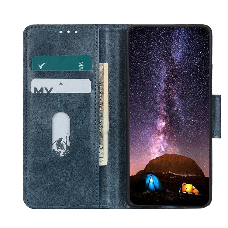 For Xiaomi Poco X3 GT Mirren Crazy Horse Texture Horizontal Flip Leather Case with Holder & Card Slots & Wallet(Blue) - Xiaomi Cases by buy2fix | Online Shopping UK | buy2fix