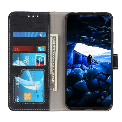 For Xiaomi Redmi 10 / Redmi Note 11 4G Magnetic Crocodile Texture Horizontal Flip Leather Case with Holder & Card Slots & Wallet(Black) - Xiaomi Cases by buy2fix | Online Shopping UK | buy2fix