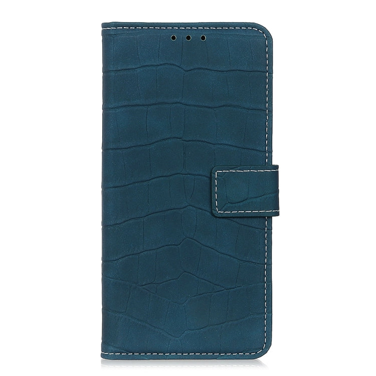 For Xiaomi Redmi 10 / Redmi Note 11 4G Magnetic Crocodile Texture Horizontal Flip Leather Case with Holder & Card Slots & Wallet(Green) - Xiaomi Cases by buy2fix | Online Shopping UK | buy2fix