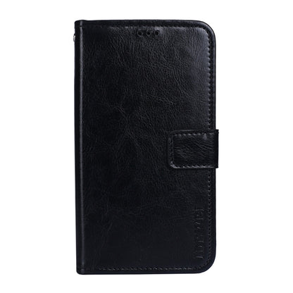 idewei Crazy Horse Texture Horizontal Flip Leather Case with Holder & Card Slots & Wallet For Tecno Spark 7P(Black) - Tecno Cases by idewei | Online Shopping UK | buy2fix