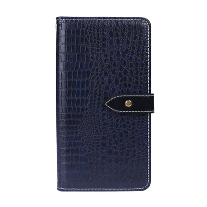 For Doogee N40 Pro idewei Crocodile Texture Horizontal Flip Leather Case with Holder & Card Slots & Wallet(Dark Blue) - More Brand by idewei | Online Shopping UK | buy2fix