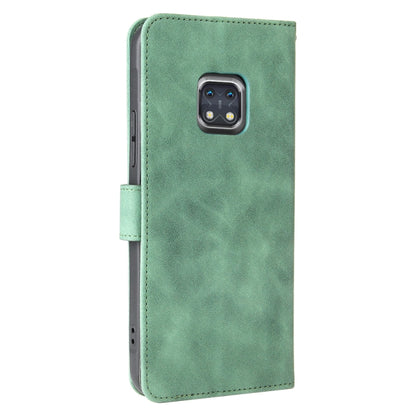 Solid Color Skin Feel Magnetic Buckle Horizontal Flip Calf Texture PU Leather Case with Holder & Card Slots & Wallet For Nokia XR20(Green) - Nokia Cases by buy2fix | Online Shopping UK | buy2fix