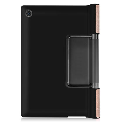 For Lenovo Yoga Tab 11 / YT-J706X Custer Texture Horizontal Flip PU Leather Case with Holder & Sleep / Wake-up Function(Rose Gold) - Lenovo by buy2fix | Online Shopping UK | buy2fix