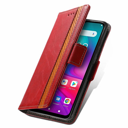 For Doogee X96 Pro CaseNeo Business Splicing Dual Magnetic Buckle Horizontal Flip PU Leather Case with Holder & Card Slots & Wallet(Red) - More Brand by buy2fix | Online Shopping UK | buy2fix