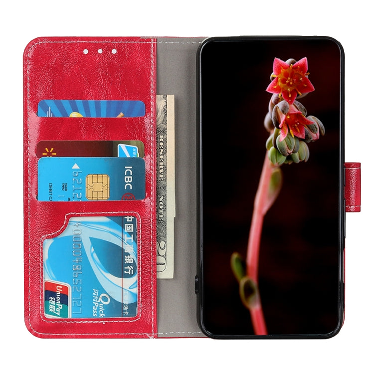 For Xiaomi Mi 11T / 11T Pro Retro Crazy Horse Texture Horizontal Flip Leather Case with Holder & Card Slots & Photo Frame & Wallet(Red) - Xiaomi Cases by buy2fix | Online Shopping UK | buy2fix