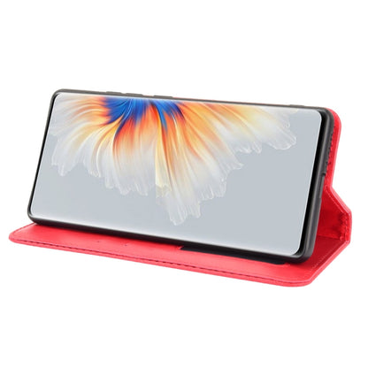 For Xiaomi Mi Mix 4 Magnetic Buckle Retro Pattern Horizontal Flip Leather Case with Holder & Card Slot & Wallet(Red) - Xiaomi Cases by buy2fix | Online Shopping UK | buy2fix