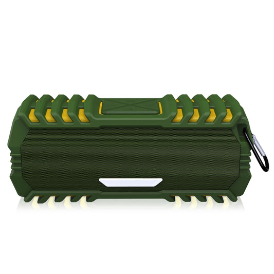 NewRixing NR-5015 Outdoor Portable Bluetooth Speakerr with Hook, Support Hands-free Call / TF Card / FM / U Disk(Green) - Desktop Speaker by NewRixing | Online Shopping UK | buy2fix