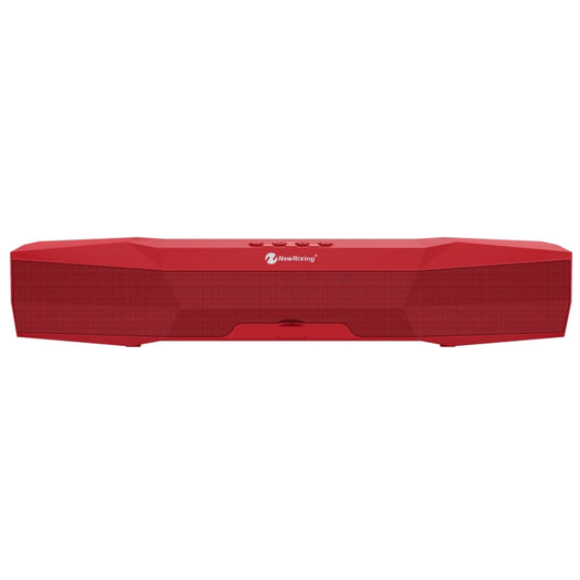 NewRixing NR-7011 Outdoor Portable Bluetooth Speaker with Phone Holder, Support Hands-free Call / TF Card / FM / U Disk(Red) - Desktop Speaker by NewRixing | Online Shopping UK | buy2fix