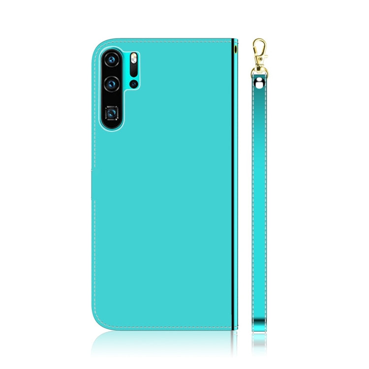 For Huawei P30 Pro Imitated Mirror Surface Horizontal Flip Leather Case with Holder & Card Slots & Wallet & Lanyard(Mint Green) - Huawei Cases by buy2fix | Online Shopping UK | buy2fix