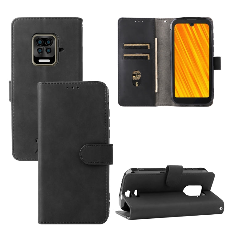 For Doogee S59 / S59 Pro Solid Color Skin Feel Magnetic Buckle Horizontal Flip Calf Texture PU Leather Case with Holder & Card Slots & Wallet(Black) - More Brand by buy2fix | Online Shopping UK | buy2fix