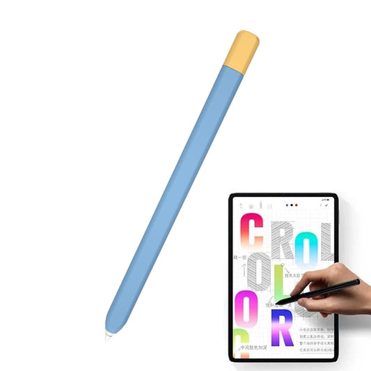 For Xiaomi Inspired Stylus Pen Contrast Color Protective Case(Blue Yellow) - Pencil Accessories by buy2fix | Online Shopping UK | buy2fix