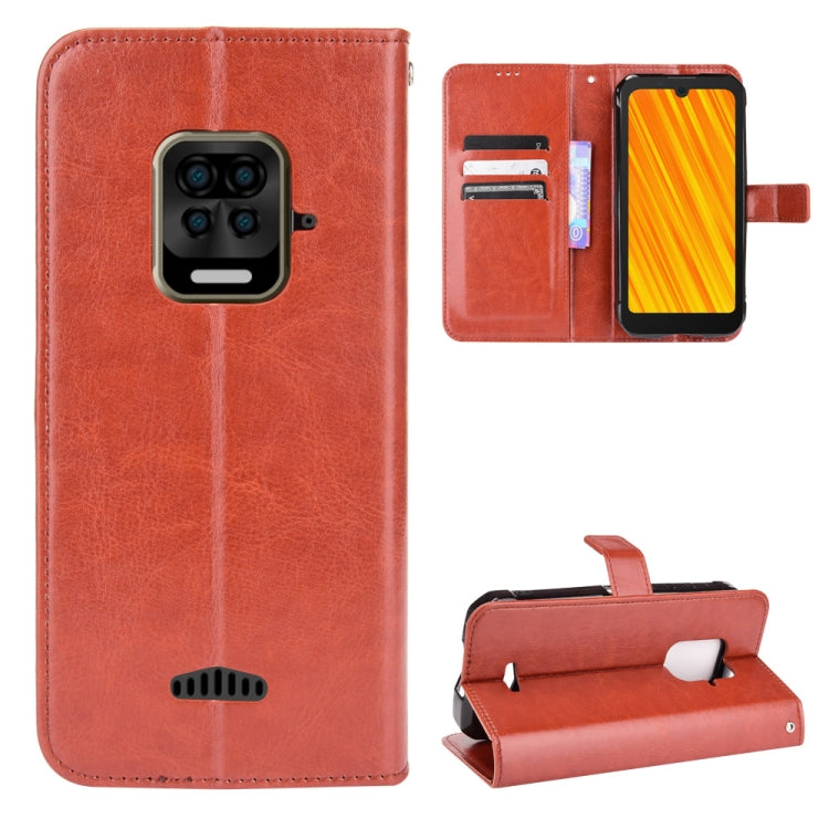 For Doogee S59 / S59 Pro Crazy Horse Texture Horizontal Flip Leather Case with Holder & Card Slots & Lanyard(Brown) - More Brand by buy2fix | Online Shopping UK | buy2fix