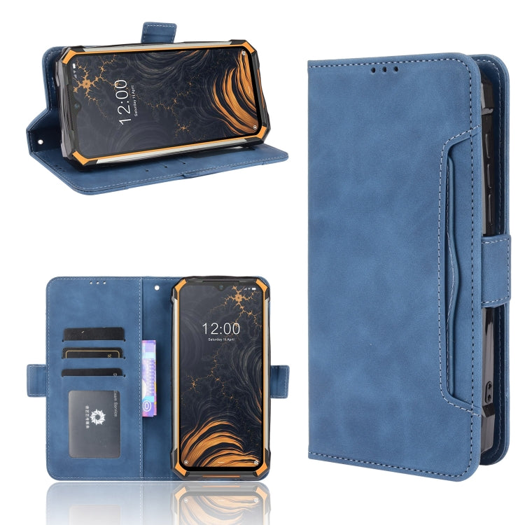 For Doogee S88 Plus / S88 Pro Skin Feel Calf Pattern Horizontal Flip Leather Case with Holder & Card Slots & Photo Frame(Blue) - More Brand by buy2fix | Online Shopping UK | buy2fix