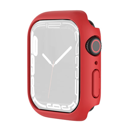 Shockproof TPU Protective Case For Apple Watch Series 9 / 8 / 7 45mm(Red) - Watch Cases by buy2fix | Online Shopping UK | buy2fix
