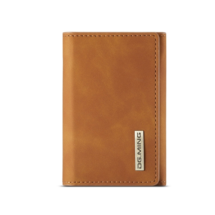 DG.MING M1 Series 3-Fold Multi Card Wallet(Brown) - Wallets by DG.MING | Online Shopping UK | buy2fix