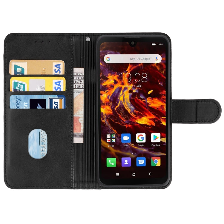 Leather Phone Case For Blackview BV6900(Black) - More Brand by buy2fix | Online Shopping UK | buy2fix