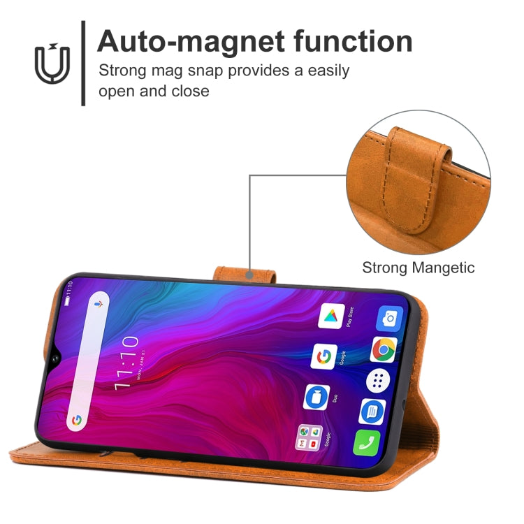 Leather Phone Case For Ulefone Power 6(Brown) - Ulefone Cases by buy2fix | Online Shopping UK | buy2fix