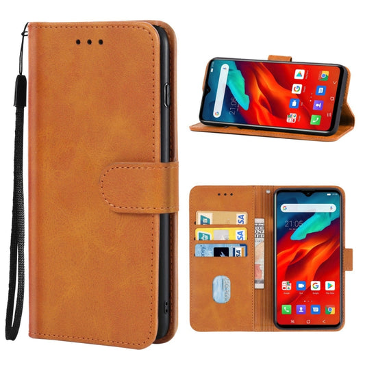 Leather Phone Case For Blackview A80 / A80S(Brown) - More Brand by buy2fix | Online Shopping UK | buy2fix