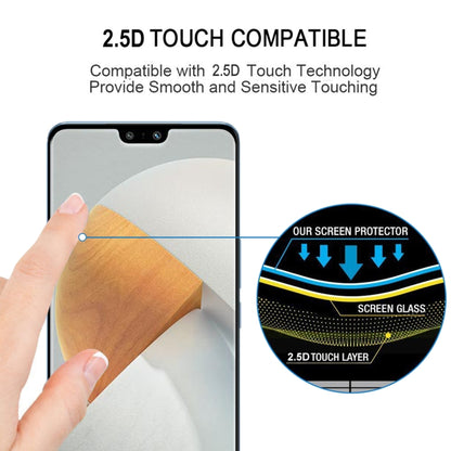 Full Glue Cover Screen Protector Tempered Glass Film For vivo S12 / V23 5G - vivo Tempered Glass by buy2fix | Online Shopping UK | buy2fix