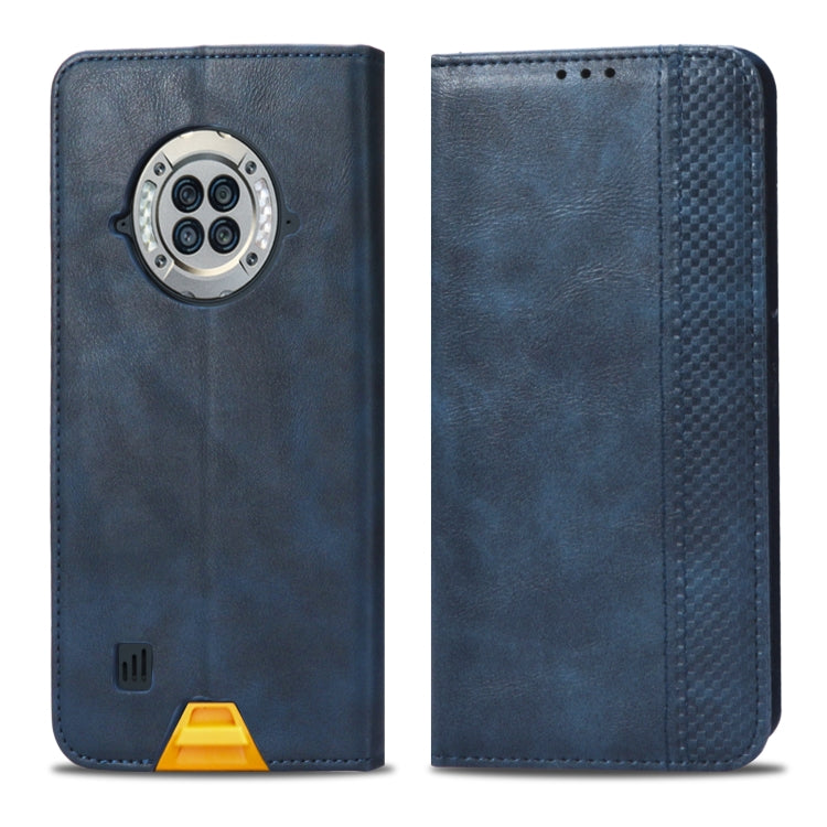 For Doogee S96 Pro Magnetic Buckle Retro Texture Leather Phone Case(Blue) - Doogee Cases by buy2fix | Online Shopping UK | buy2fix